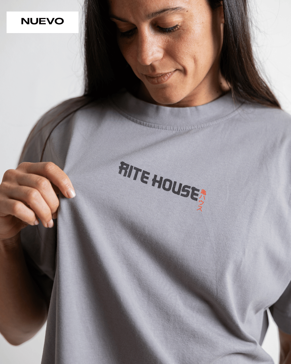 CAMISETA OVERSIZE RITE HOUSE – GRIS