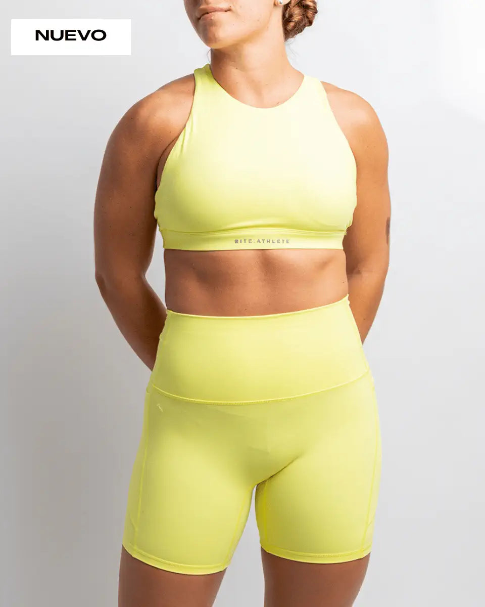 MALLAS CORTAS DEPORTIVAS RITE AMARILLAS
