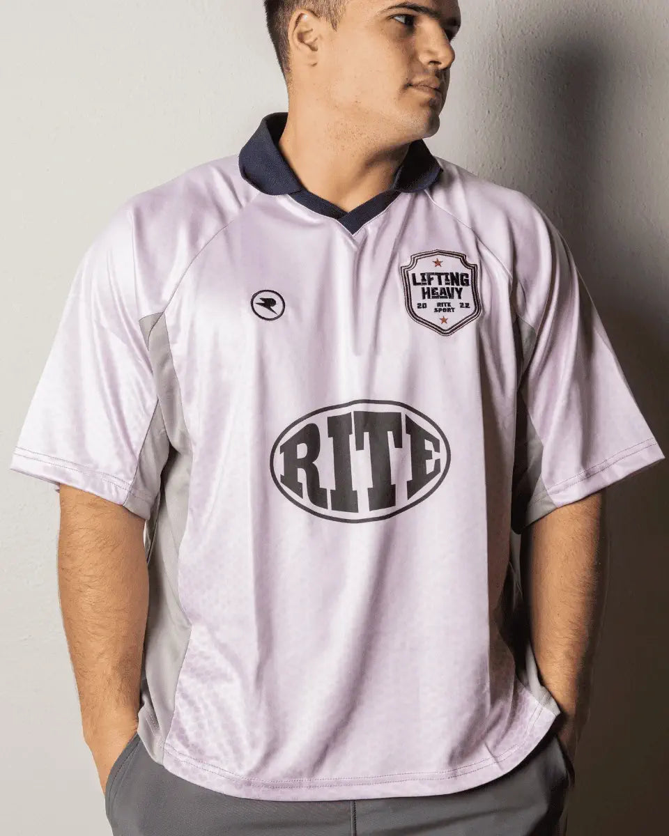 RITE CLUB ROSA- CAMISETA OVERSIZE RETRO FUTBOL