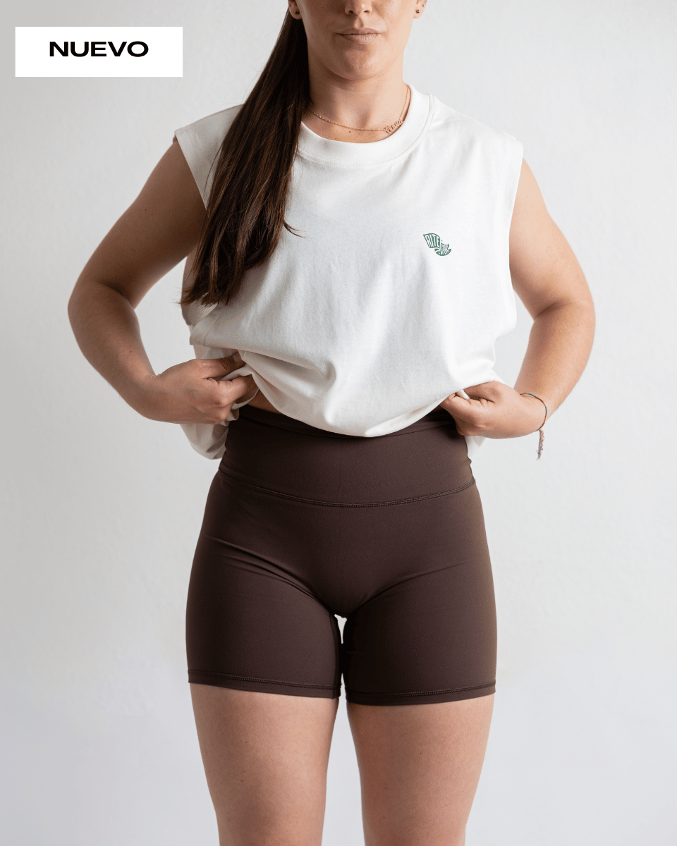 CAMISETA SIN MANGAS PIÑA – BLANCO ROTO
