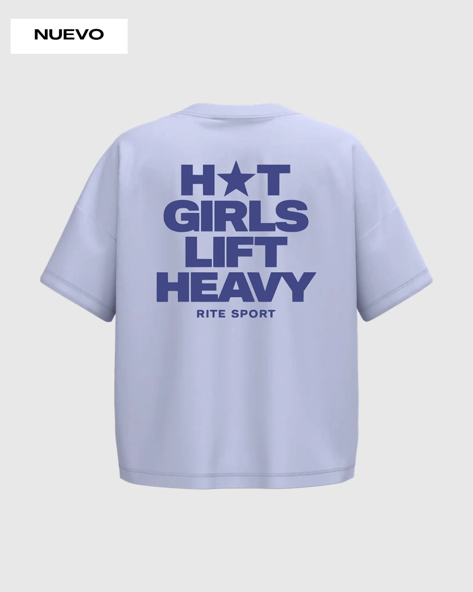 CAMISETA CHICA OVERSIZE RITE GIRLS – LILA