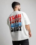 LIGHTWEIGHT BABY - CAMISETA OVERSIZE BLANCO ROTO