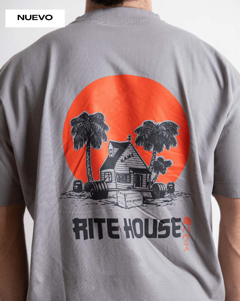 CAMISETA OVERSIZE RITE HOUSE – GRIS
