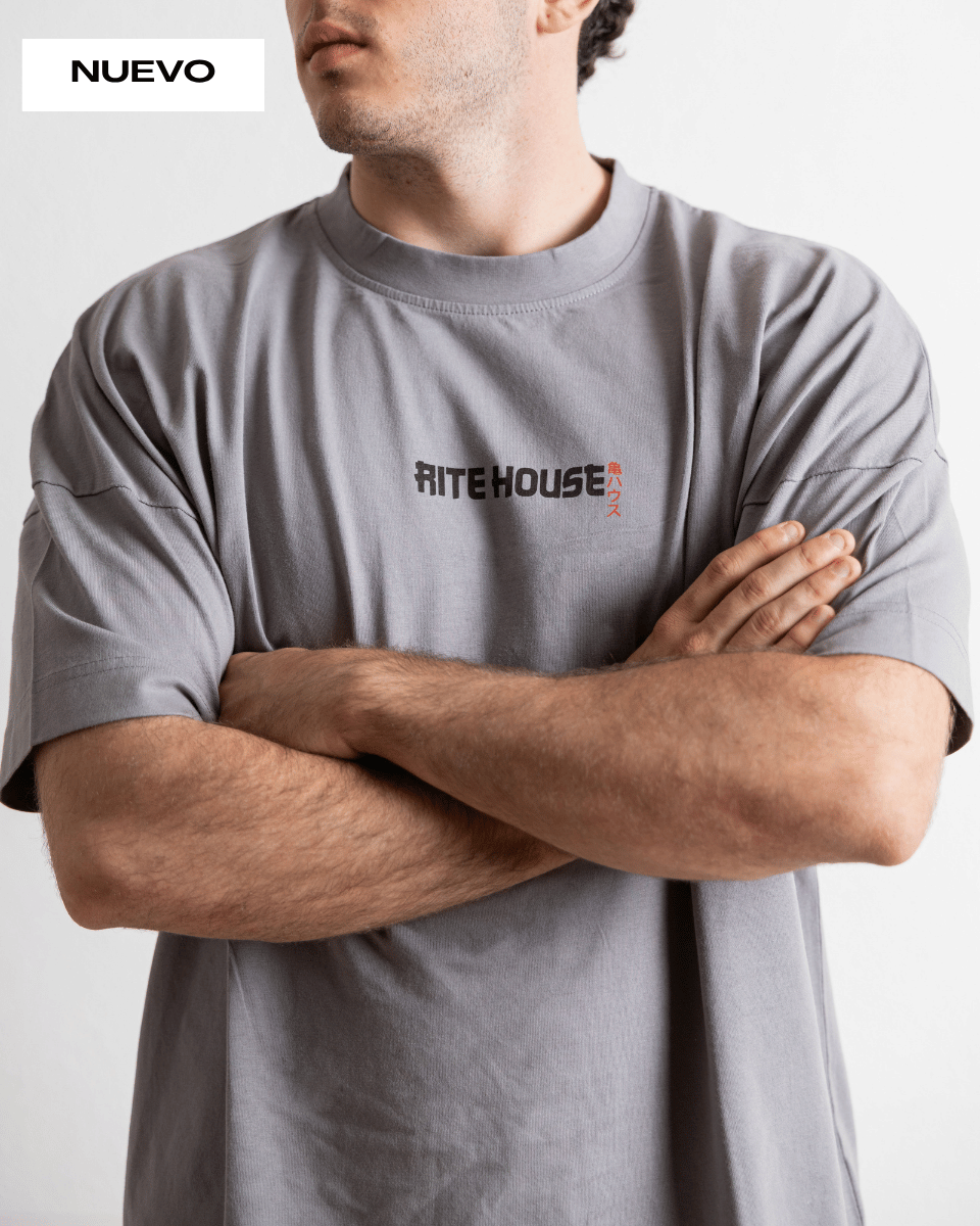CAMISETA OVERSIZE RITE HOUSE – GRIS