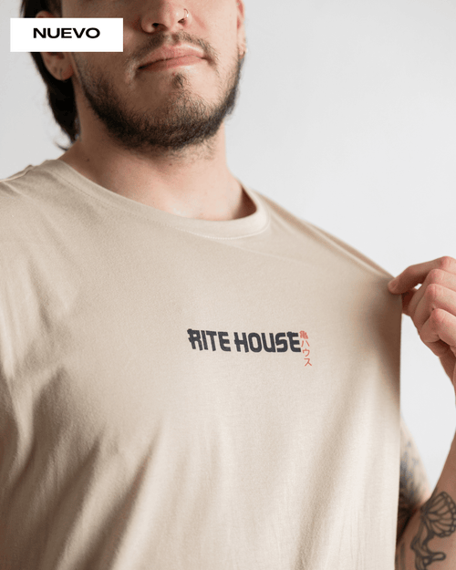 CAMISETA SIN MANGAS RITE HOUSE – CREMA