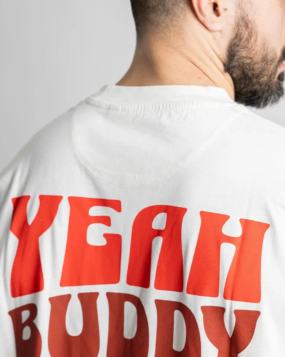 LIGHTWEIGHT BABY - CAMISETA OVERSIZE BLANCO ROTO