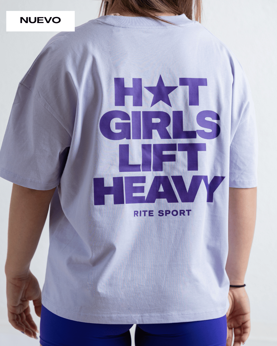 CAMISETA CHICA OVERSIZE RITE GIRLS – LILA