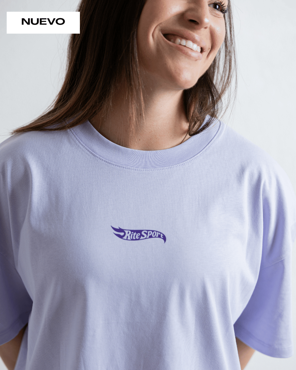 CAMISETA CHICA OVERSIZE RITE GIRLS – LILA