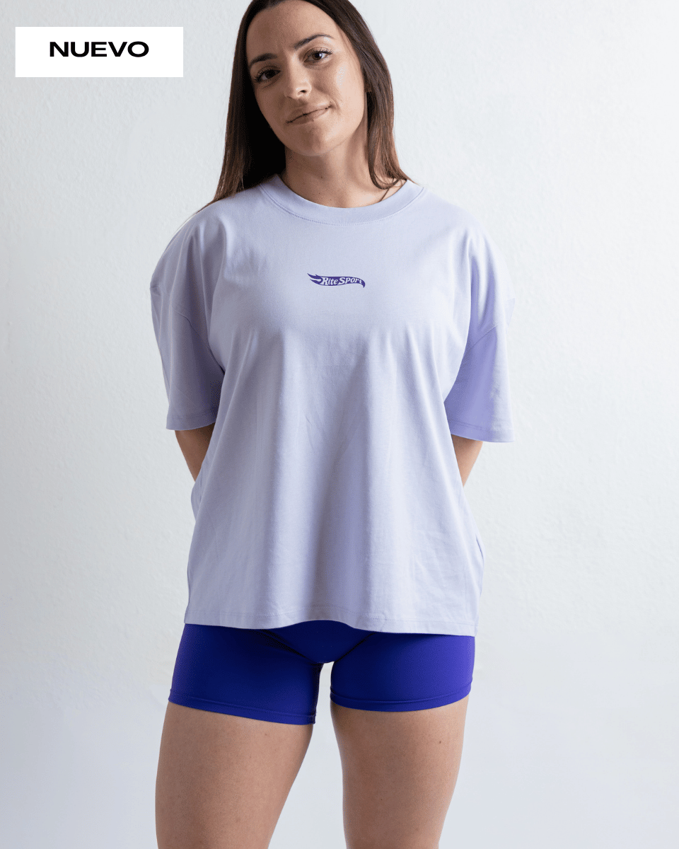 CAMISETA CHICA OVERSIZE RITE GIRLS – LILA