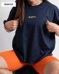 CAMISETA CHICA OVERSIZE RITE GIRLS – AZUL MARINO