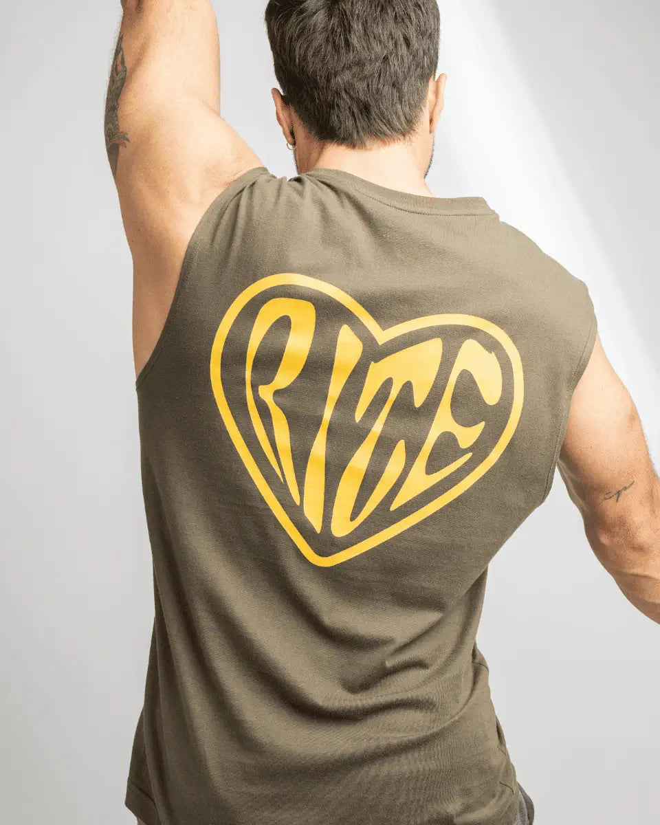 LOVE RITE - CAMISETA VERDE OLIVA UNISEX