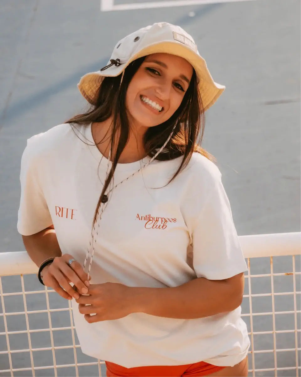 CLUB ANTI-BURPEES - CAMISETA BLANCA UNISEX