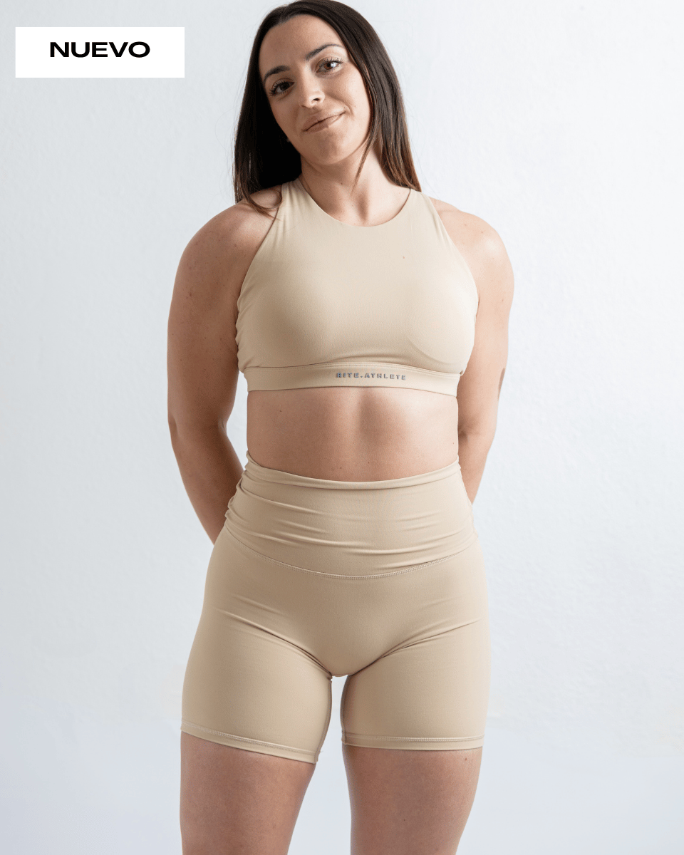 TOP DEPORTIVO CREMA CROSSTRAINING RITE