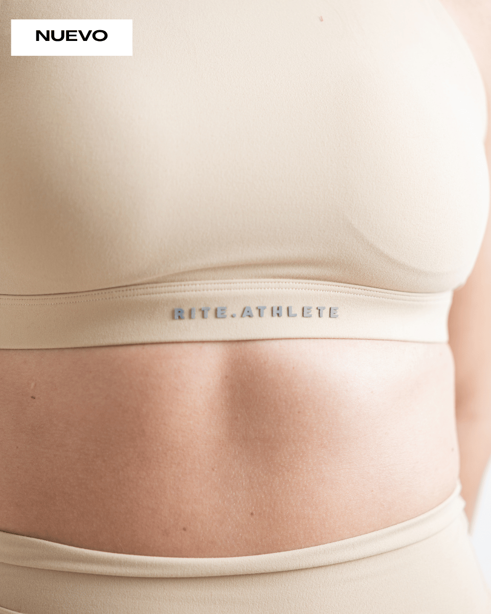TOP DEPORTIVO CREMA CROSSTRAINING RITE