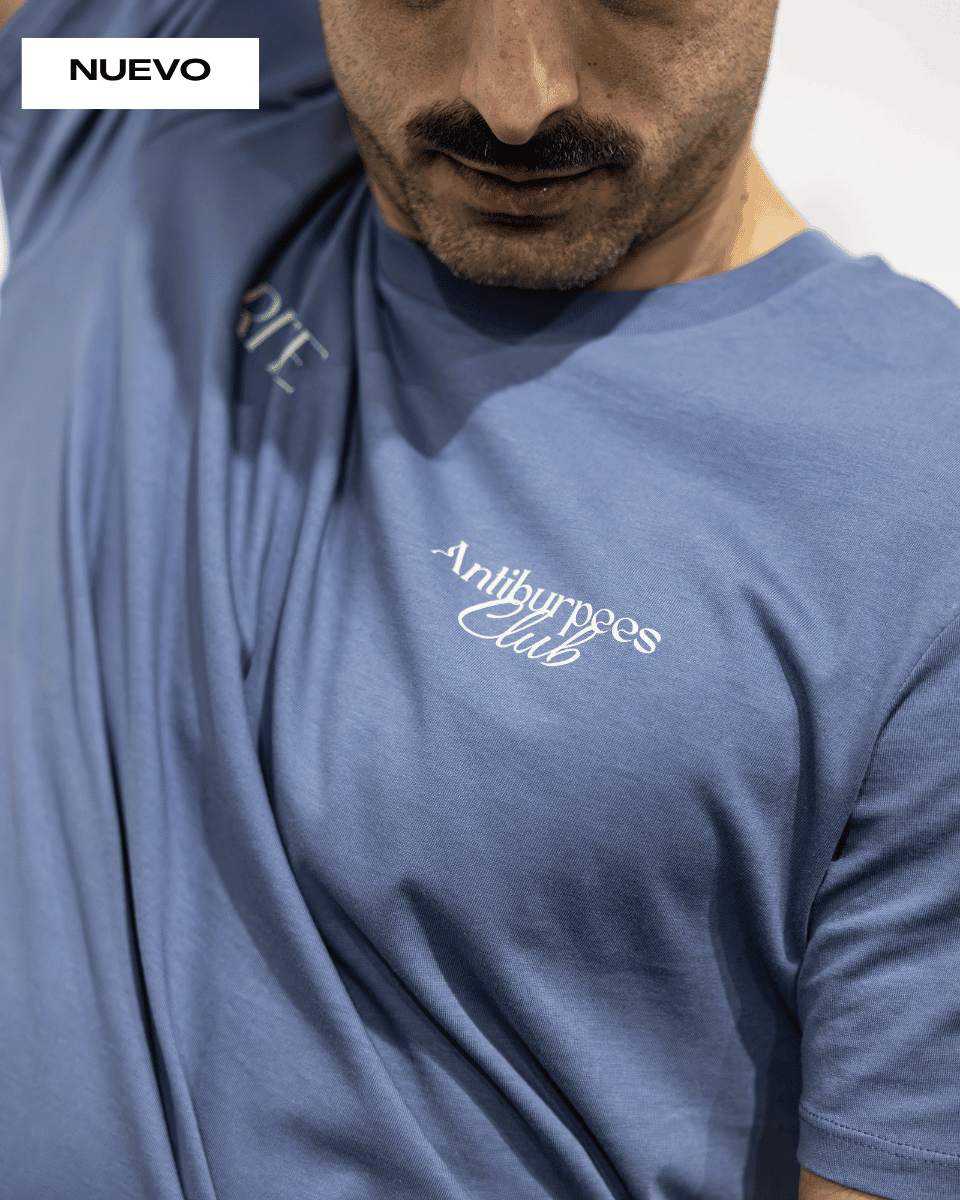 CLUB ANTI-BURPEES - CAMISETA GRIS UNISEX