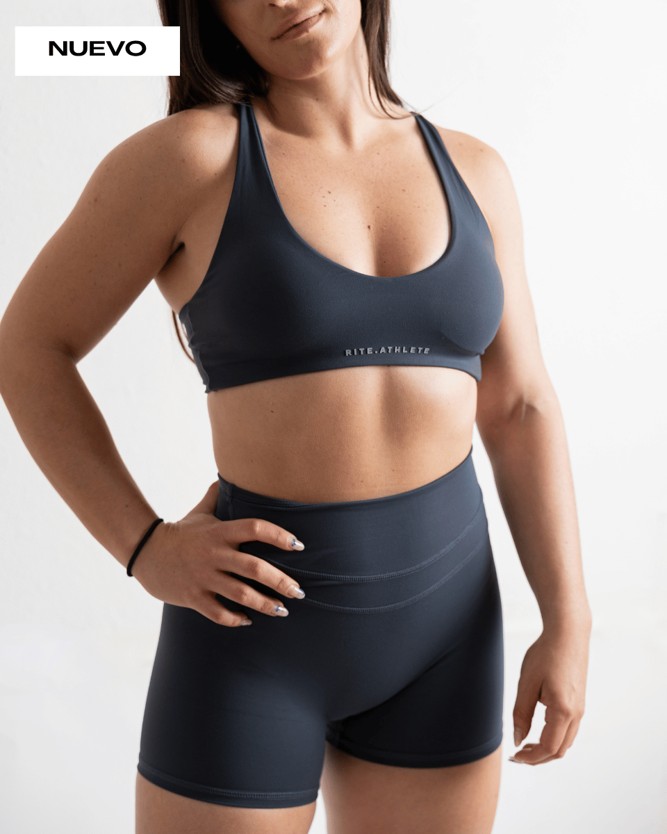 TOP DEPORTIVO GRIS OSCURO CROSSTRAINING RITE - RITE GIRLS