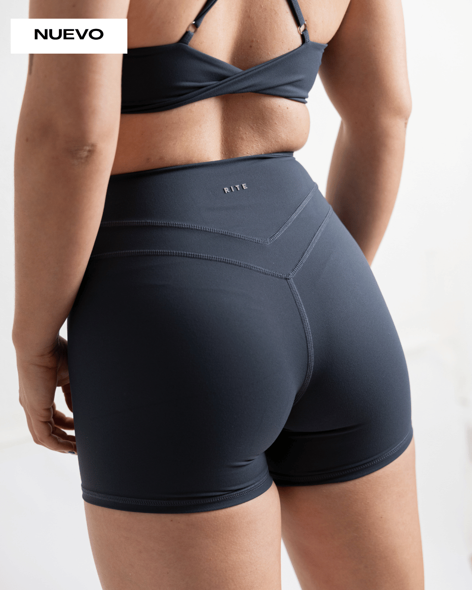 MALLAS CORTAS DEPORTIVAS RITE GIRLS GRIS OSCURO