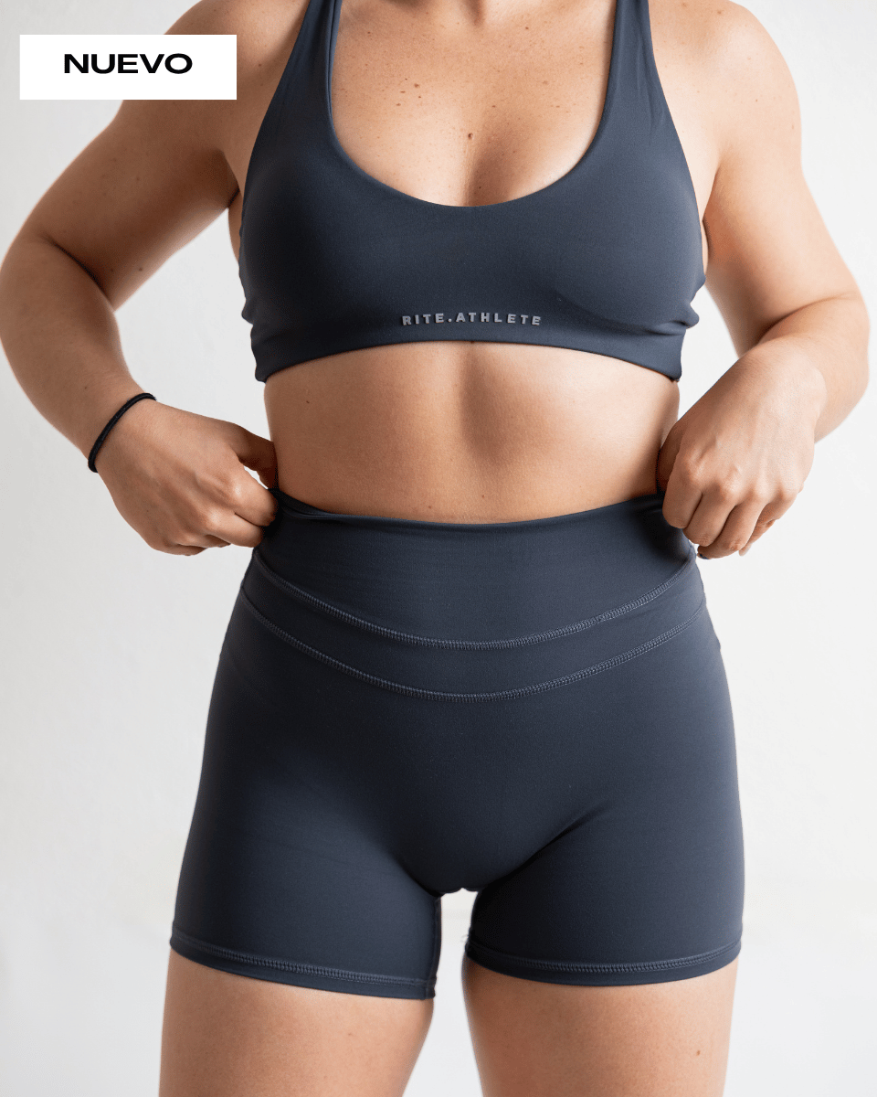 TOP DEPORTIVO GRIS OSCURO CROSSTRAINING RITE - RITE GIRLS