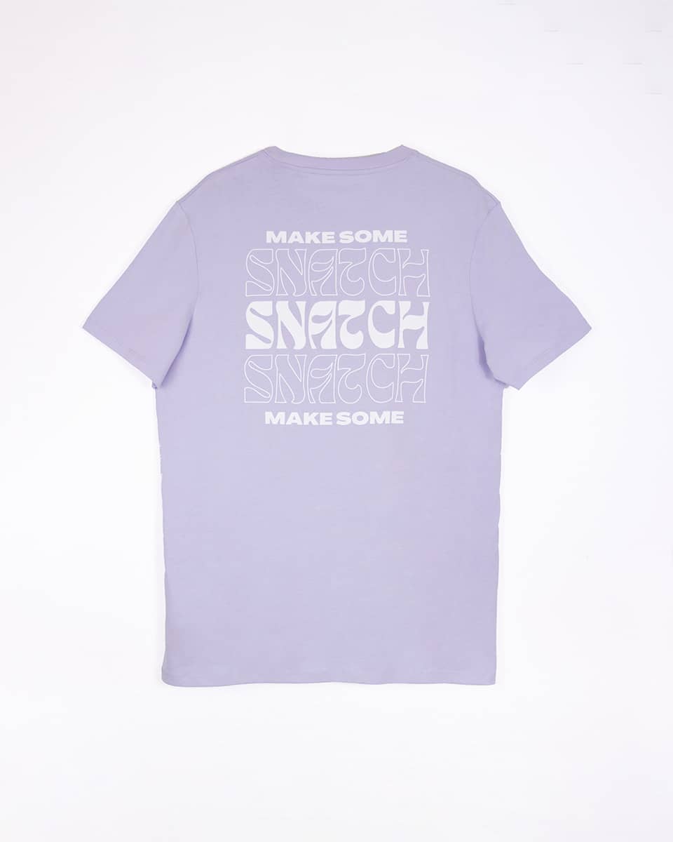 MAKE SOME SNATCH - CAMISETA LILA UNISEX