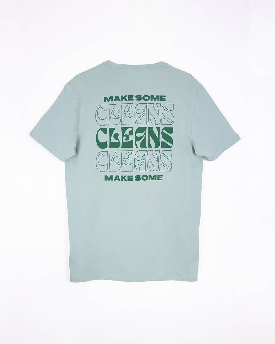 MAKE SOME CLEANS - CAMISETA VERDE UNISEX