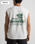 CAMISETA SIN MANGAS PIÑA – BLANCO ROTO