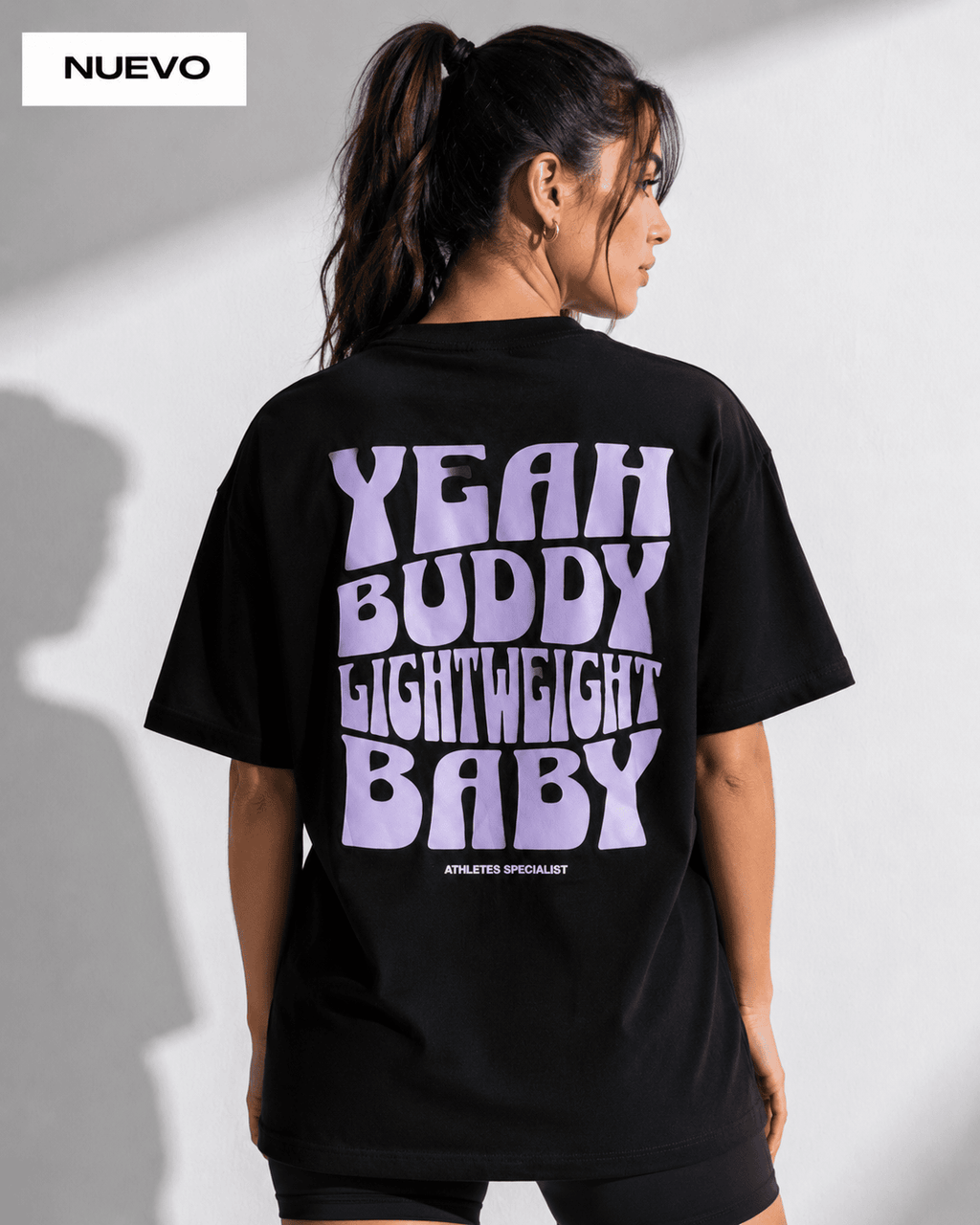 LIGHTWEIGHT BABY - CAMISETA OVERSIZE NEGRA