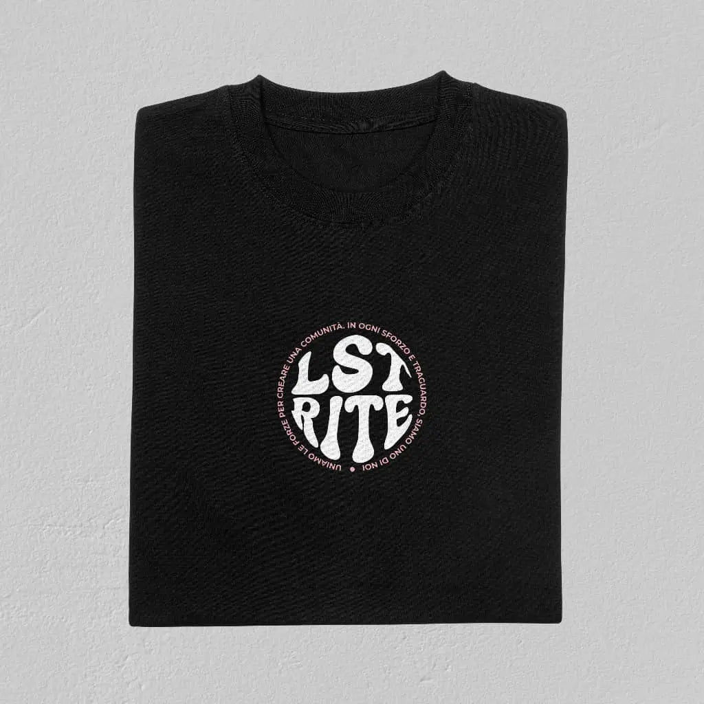 UNO DI NOI – CAMISETA NEGRA OSCURA LST x RITE