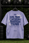 LYCEUM LILAC - CAMISETA OVERSIZE UNISEX