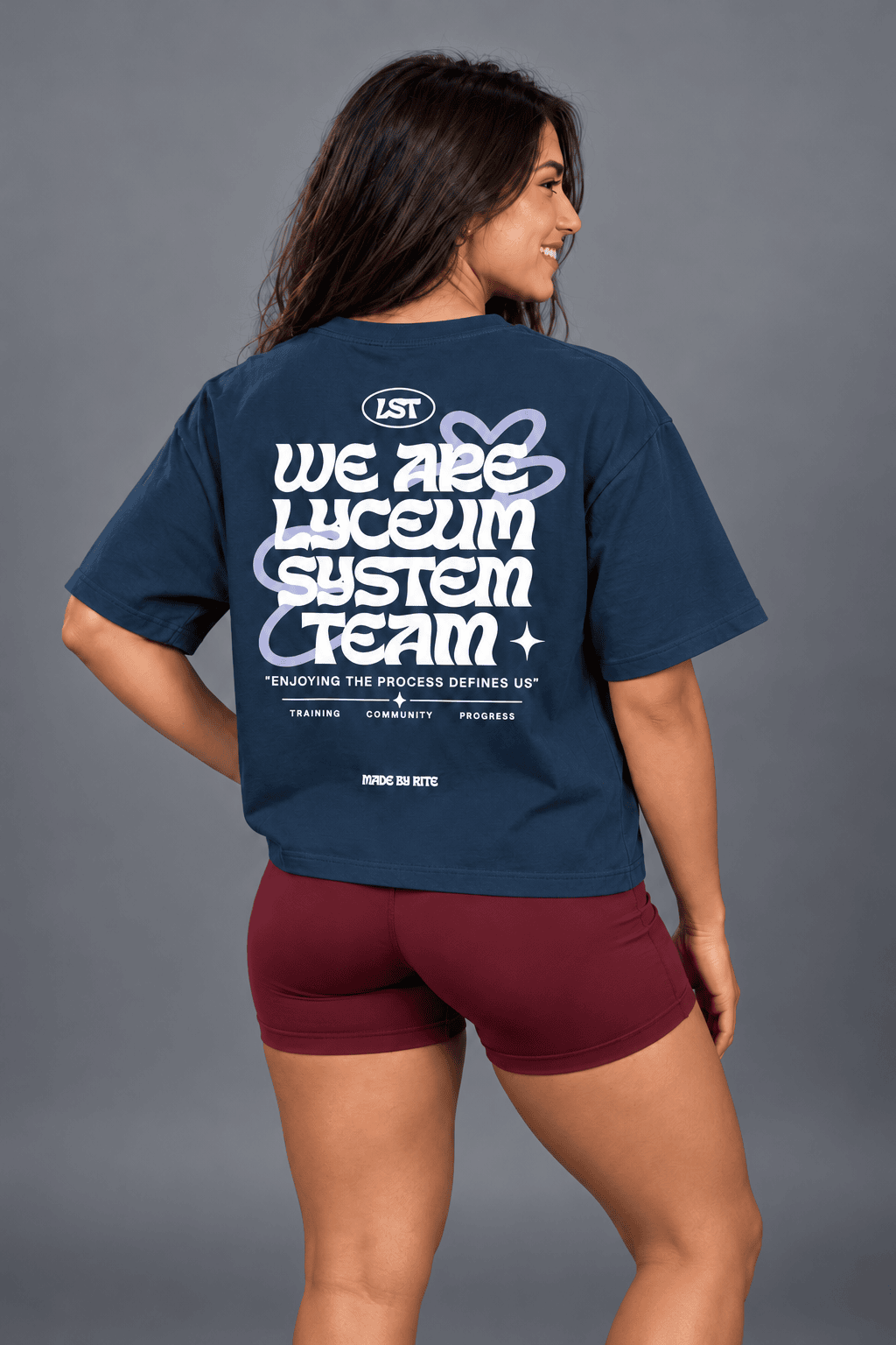LYCEUM MIDNIGHT BLUE - CAMISETA OVERSIZE UNISEX