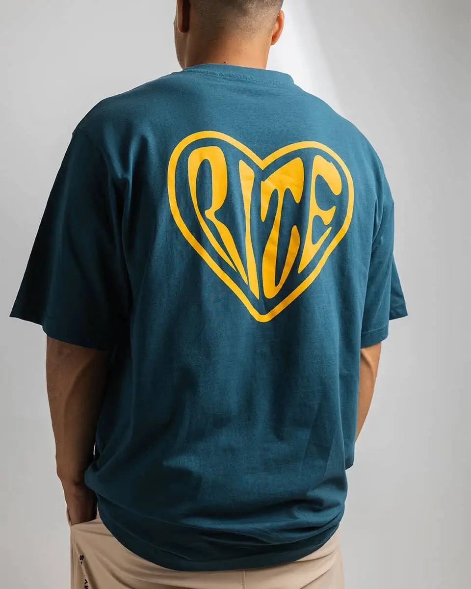LOVE RITE - CAMISETA OVERSIZE VERDE