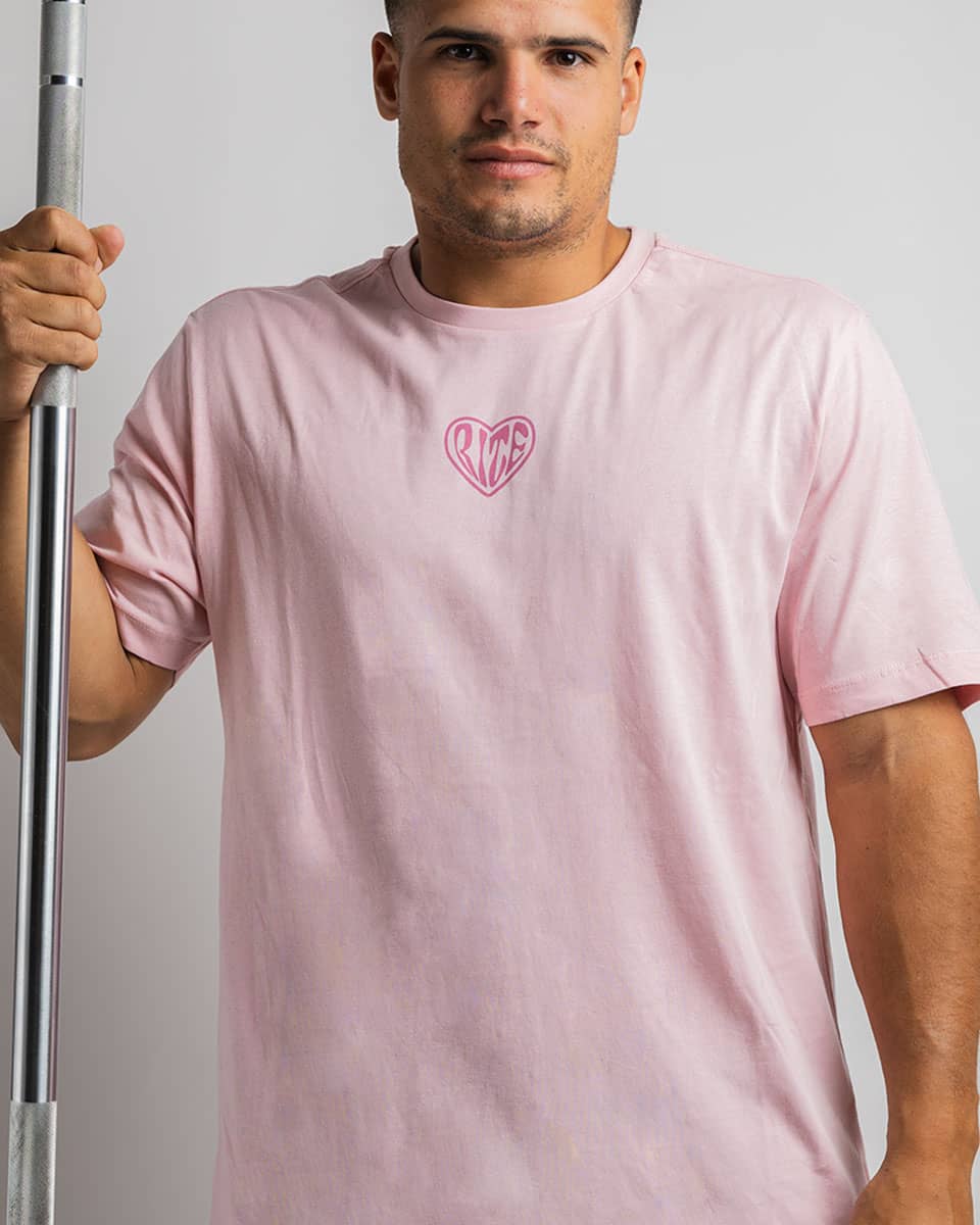 LOVE RITE - CAMISETA OVERSIZE ROSA