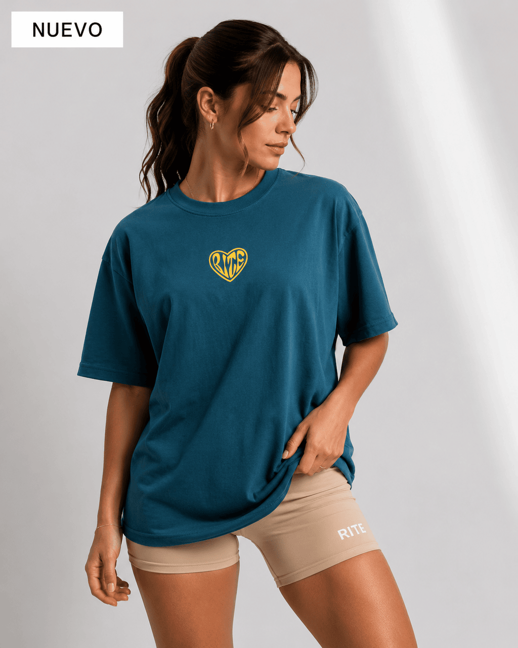 LOVE RITE - CAMISETA OVERSIZE VERDE