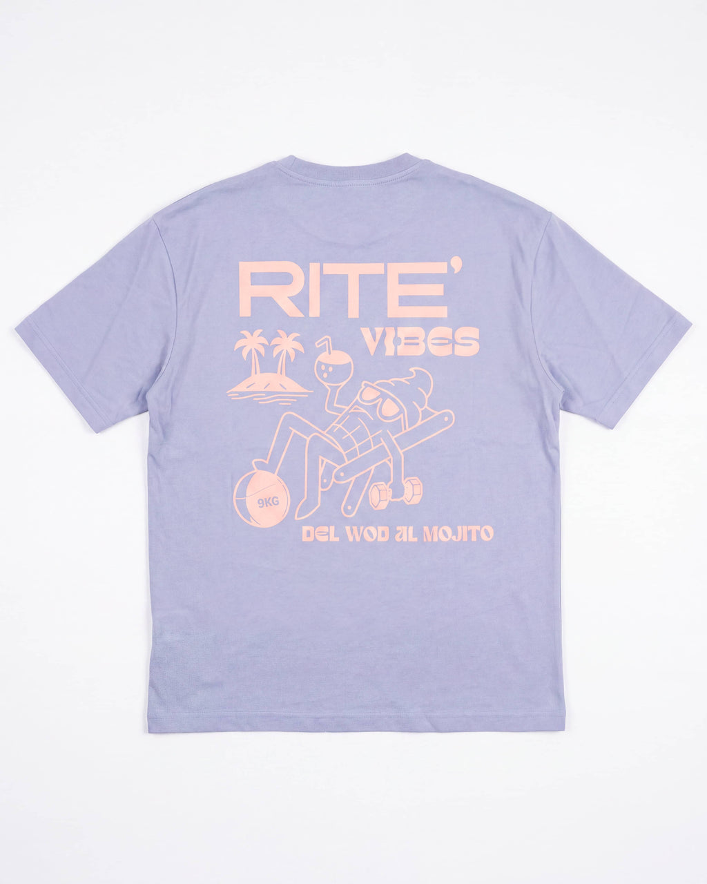 CAMISETA UNISEX OVERSIZE RITE VIBES – LILA