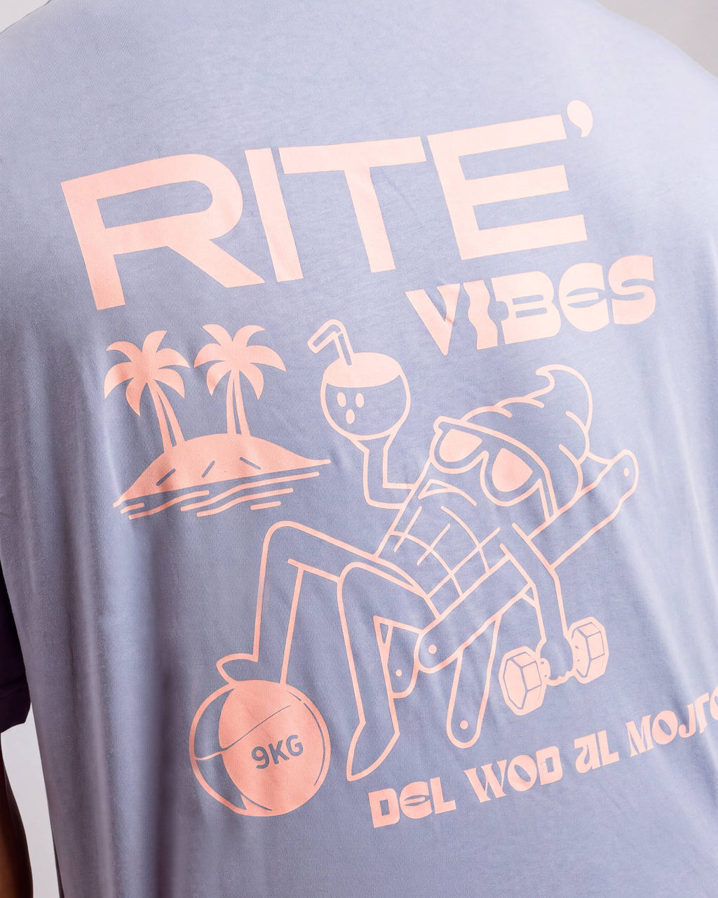 CAMISETA UNISEX OVERSIZE RITE VIBES – LILA