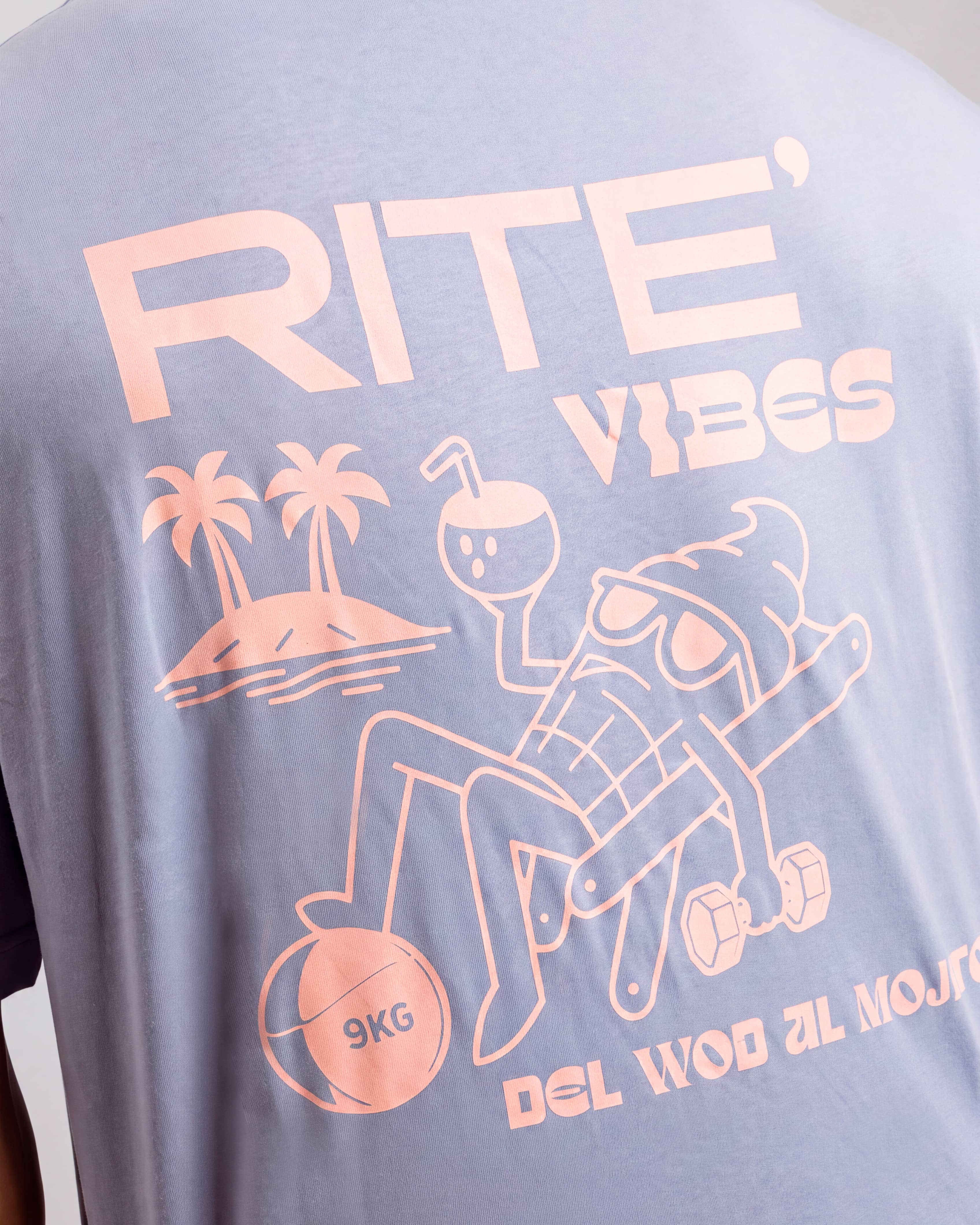 CAMISETA UNISEX OVERSIZE RITE VIBES – LILA